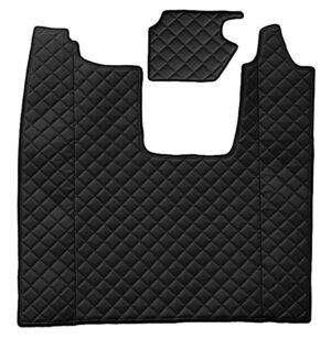 Tappeto centrale in Skeentex - Nero - compatibile per Scania R Serie 7 - New Generation (11/16>) sedile pass. pieghevole, sedile pass. pneumatico