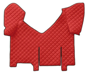Tappeto centrale in Skeentex - Rosso - compatibile per Iveco Stralis (08/02>12/12) automatico, cabina larga, frigo scorrevole - Iveco Stralis (07/12>12/19) automatico, cabina larga, frigo scorrevole - Iveco Stralis Hi-Way (07/12>08/16) automatico, cabina larga, frigo scorrevole - Iveco Stralis XP (09/16>12/19) automatico, cabina larga, frigo scorrevole