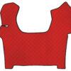 Tappeto centrale in Skeentex - Rosso - compatibile per Iveco S-Way (10/19>)