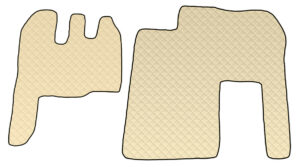 Tappeto unico in Skeentex - Panna - compatibile per Renault Magnum (01/01>06/13) manuale