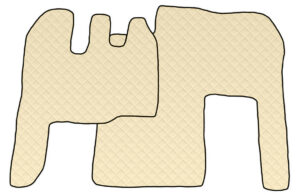 Tappeto unico in Skeentex - Panna - compatibile per Renault Magnum (01/01>06/13) manuale - immagine 2
