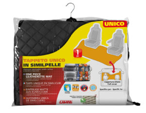 Tappeto unico in Skeentex - Nero - compatibile per Renault T (06/13>) no tunnel - Renault T High (06/13>) no tunnel - immagine 2