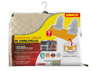 Tappeto unico in Skeentex - Panna - compatibile per Renault T (06/13>) no tunnel - Renault T High (06/13>) no tunnel - immagine 2