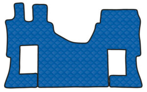 Tappeto unico in Skeentex - Blu - compatibile per Mercedes Actros MP4 (09/11>09/19) cabina larga, no tunnel, sedile pass. pneumatico - Mercedes Actros MP5 (10/19>) cabina larga, no tunnel, sedile pass. pneumatico