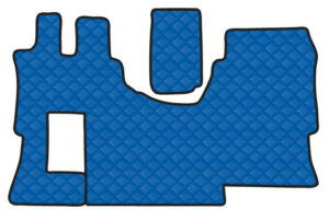 Tappeto unico in Skeentex - Blu - compatibile per Mercedes Actros MP4 (09/11>09/19) cabina larga, allestimento Star - Mercedes Actros MP5 (10/19>) cabina larga, allestimento Star