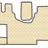 Tappeto unico in Skeentex - Panna - compatibile per Mercedes Actros MP4 (09/11>09/19) cabina larga, allestimento Star - Mercedes Actros MP5 (10/19>) cabina larga, allestimento Star