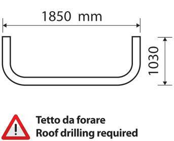 Barra portafari per tetto - Type 2 - compatibile per Man TGA (03/99>05/10) - immagine 2