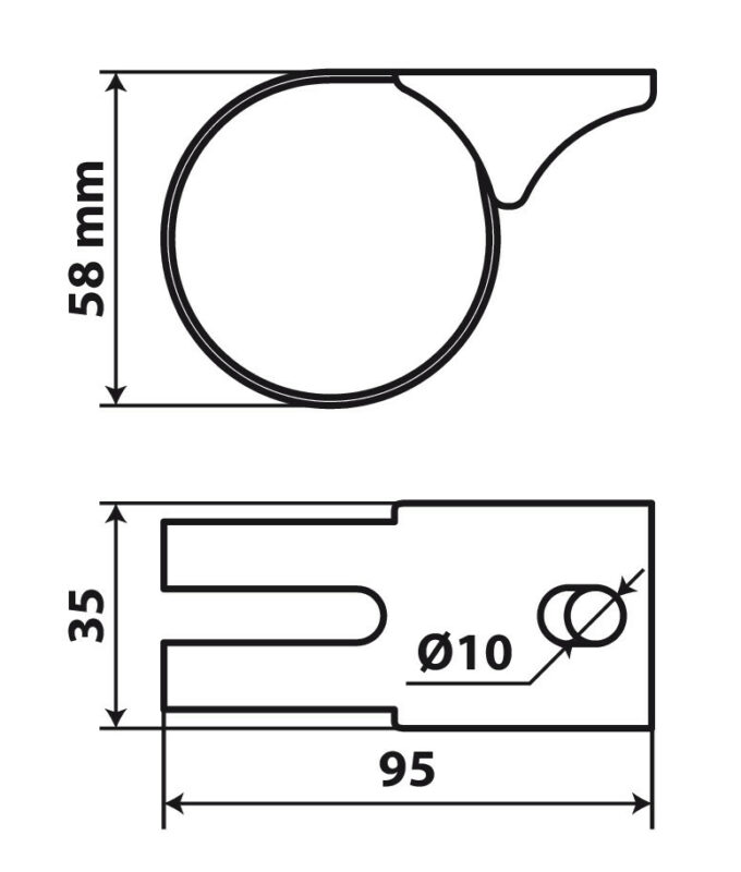 S2, staffa portafari in acciaio inox - immagine 3