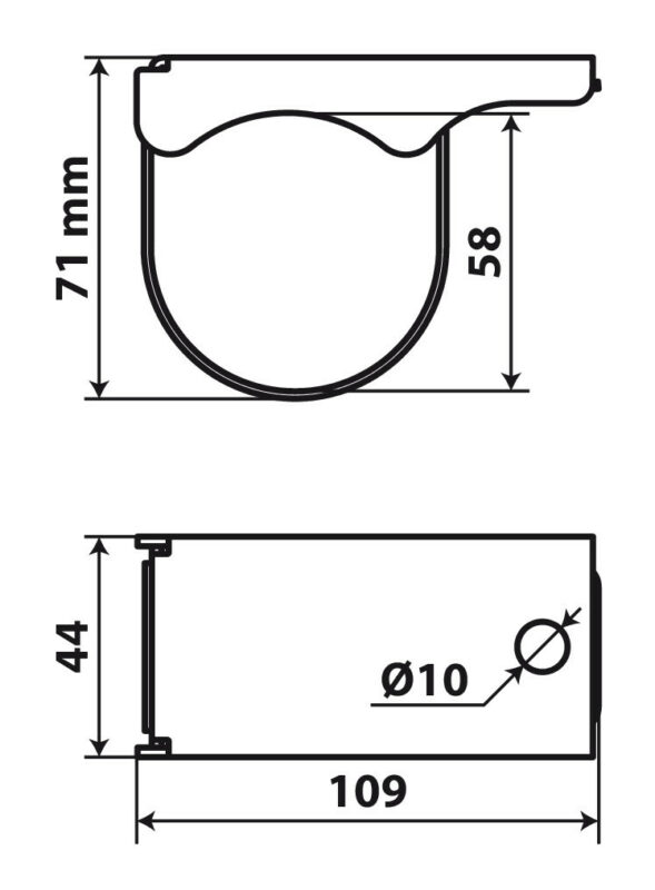 S3, staffa portafari in acciaio inox - immagine 5