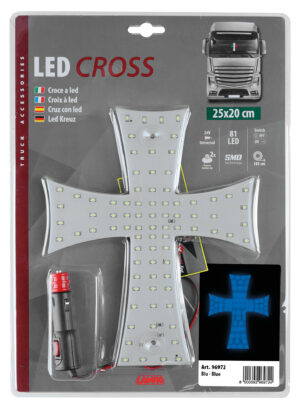 Croce a Led 24V - Blu - immagine 2