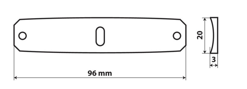 Set 20 guarnizioni neutre a profilo curvo - immagine 3
