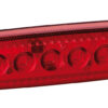 Luce ingombro a 6 Led, montaggio in superficie,12/24V - Rosso
