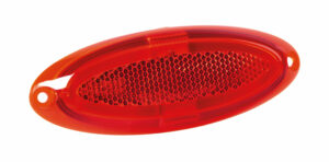Luce ingombro a 4 led, montaggio in superficie, 12/24V - Rosso