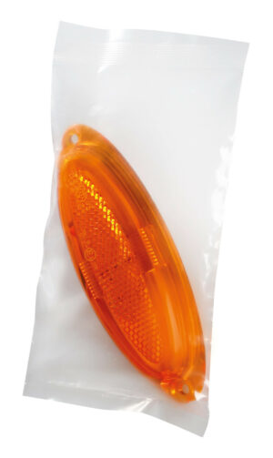 Set 20 pz - Luce ingombro a 4 led, montaggio in superficie, 12/24V - Arancio - immagine 2