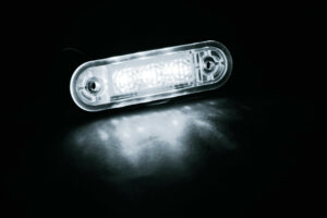Set 20 pz, luce ingombro a 3 Led, montaggio ad incasso, 9/32V - Bianco - immagine 2