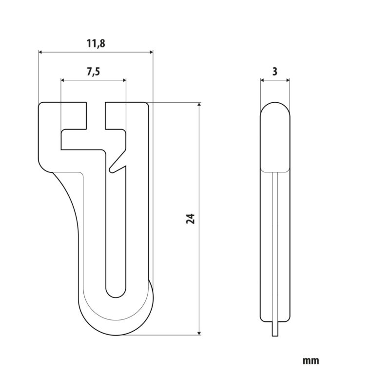 Scorrevoli per binari - G-11 - 25 pz - immagine 2