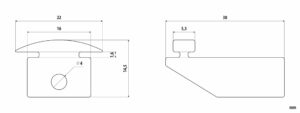 Set 25 supporti per binario uso parete e soffitto - immagine 3