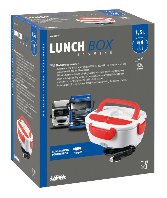 Lunch-Box, scalda-vivande elettrico - 1,5 L - 12/24V - 50W - immagine 3