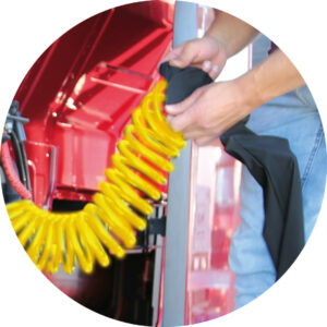 Truck-tights, copertura elasticizzata per spirali aria ed elettriche - Giallo - immagine 4