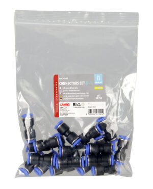 D-1, raccordo tubi aria, set 20 pz - Ø 6 mm - immagine 3