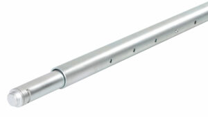 Palo fermacarico tondo con molla per rotaia ad incastro - 2210-2590 mm - immagine 2