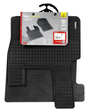 Coppia tappeti su misura in Eco Gomma per camion - compatibile per  Daf 95XF (01/97>09/03) -  Daf CF (07/13>) -  Daf CF65 (01/01>12/14) -  Daf CF75 (01/01>12/14) -  Daf CF85 (04/06>12/14) -  Daf XF 105 (02/04>12/14) -  Daf XF 95 (11/01>12/07) - immagine 5