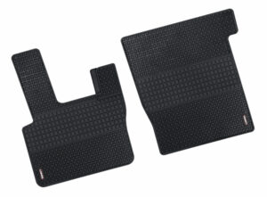 Coppia tappeti su misura in Eco Gomma per camion - compatibile per  Daf 95XF (01/97>09/03) -  Daf CF (07/13>) -  Daf CF65 (01/01>12/14) -  Daf CF75 (01/01>12/14) -  Daf CF85 (04/06>12/14) -  Daf XF 105 (02/04>12/14) -  Daf XF 95 (11/01>12/07)