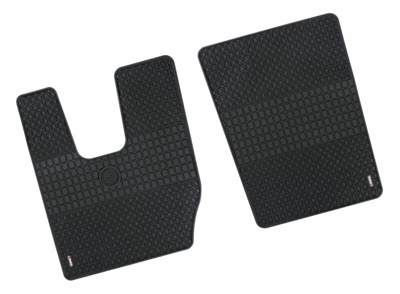 Coppia tappeti su misura in Eco Gomma per camion - compatibile per Iveco S-Way (10/19>)