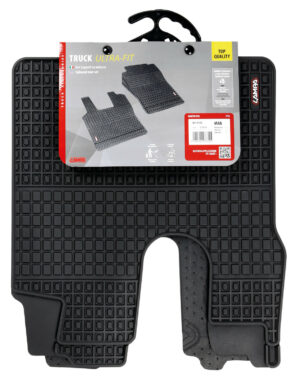 Coppia tappeti su misura in Eco Gomma per camion - compatibile per  Man TGL (05/05>10/21) cab. C -  Man TGM (10/05>10/21) cab. C -  Man TGS (09/07>10/21) cab. L/XL -  Man TGL (11/21>) cab. C -  Man TGM (11/21>) cab. C -  Man TGS (11/21>) cab. L/XL - immagine 2