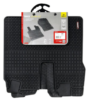 Coppia tappeti su misura in Eco Gomma per camion - compatibile per  Man TGA (03/99>05/10) -  Man TGL (05/05>10/21) cab. L/XL -  Man TGM (10/05>10/21) cab. L/XL -  Man TGX (09/07>10/21) -  Man TGL (11/21>) cab. L/XL -  Man TGM (11/21>) cab. L/XL -  Man TGX (11/21>) - immagine 2