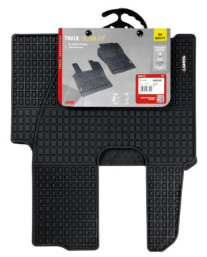 Coppia tappeti su misura in Eco Gomma per camion - compatibile per  Mercedes Actros MP4 (09/11>09/19) -  Mercedes Antos (09/12>) -  Mercedes Actros MP5 (10/19>) - immagine 3