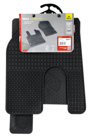 Coppia tappeti su misura in Eco Gomma per camion - compatibile per  Renault K (06/13>12/21) -  Renault T (06/13>12/21) -  Renault C (06/13>) cabina 2,5m -  Renault K (01/22>) -  Renault T (01/22>) -  Renault T High (06/13>) - immagine 2
