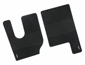 Coppia tappeti su misura in Eco Gomma per camion - compatibile per  Renault K (06/13>12/21) -  Renault T (06/13>12/21) -  Renault C (06/13>) cabina 2,5m -  Renault K (01/22>) -  Renault T (01/22>) -  Renault T High (06/13>)