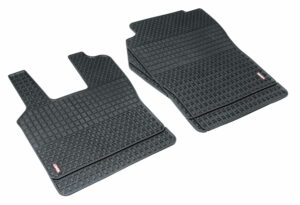 Coppia tappeti su misura in Eco Gomma per camion - compatibile per  Scania G Serie 5 (03/04>08/09) -  Scania G Serie 6 (09/09>08/13) -  Scania G Serie 6 - Streamline (09/13>12/17) -  Scania L Serie 4 (02/95>09/04) -  Scania P Serie 5 (09/04>11/11) -  Scania P Serie 6 (12/11>12/17) -  Scania R Serie 5 (03/04>08/09) -  Scania R Serie 6 (09/09>08/13) -  Scania R Serie 6 - Streamline (09/13>12/17) - immagine 2