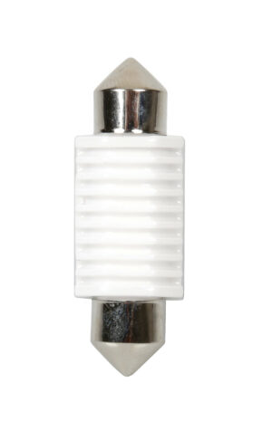 9/32V Led Series 2 SMD x 1 chip - 12x36 mm - SV8,5-8 - 20 pz  - Scatola - Arancio - Doppia polarità - Resistenza incorporata - immagine 2