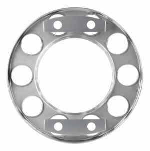 Anello coprimozzo in acciaio inox, per cerchi in acciaio - immagine 2
