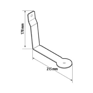 Staffa per antenna CB - compatibile per  Volvo FH Serie 4 (09/12>05/21) - immagine 2