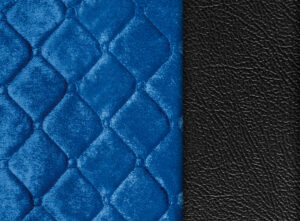 Lolita, coprisedile in Skeentex e poliestere - Nero/Blu