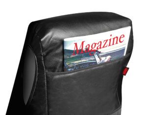 Mirian, coprisedile in Skeentex e suede trapuntato - Nero/Panna - immagine 3