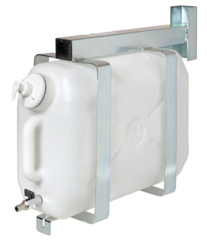 Tanica in plastica, con rubinetto in metallo e dispenser porta sapone - 25 L - immagine 4
