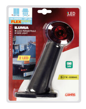 Ilumia, luce perimetrale a 2 Led, 24V - 60° - Flex - Sinistra - immagine 4