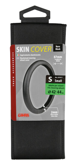 Skin-Cover, coprivolante elasticizzato in Skeentex - Nero - S - Ø 42/44 cm - immagine 4