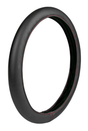Skin-Cover, coprivolante elasticizzato in Skeentex - Nero/Rosso - M - Ø 44/46 cm