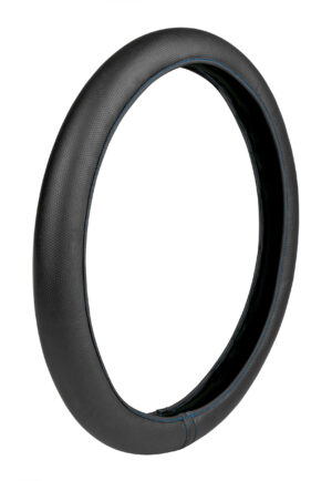 Skin-Cover, coprivolante elasticizzato in Skeentex - Nero/Blu - L - Ø 46/48 cm
