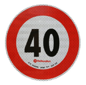 Contrassegno limite velocità - 40 Km/h