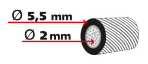 Cavo Tir con capicorda - 36 m - immagine 3