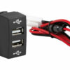 Original-Fit, doppia presa USB, 12/24V, compatibile con Mercedes