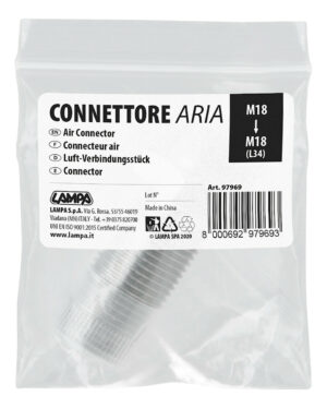 Connettore aria M18 ↔ M18 (L34) - immagine 3