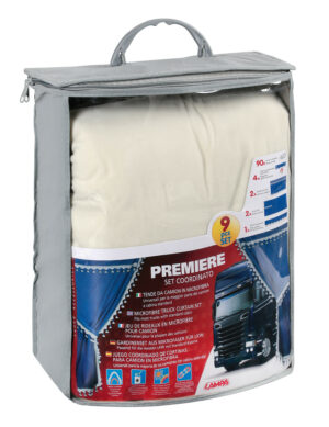Premiere, set tende in microfibra per camion - Panna - immagine 5