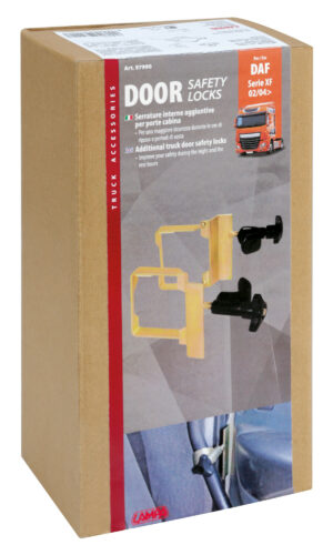 Serrature interne aggiuntive per cabina camion - compatibile per Daf 95XF (01/97>09/03)  - Daf XF 105 (02/04>12/14)  - Daf XF 106 (10/12>05/21)  - Daf XF 95 (11/01>12/07) - immagine 3